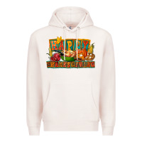 Pale Pink Happy Thanksgiving Premium Hoodie - FaDigitalArtStudio