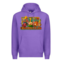 Purple Happy Thanksgiving Premium Hoodie - FaDigitalArtStudio