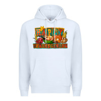 White Happy Thanksgiving Premium Hoodie - FaDigitalArtStudio