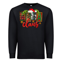 Black Christmas mama Claus Premium Sweatshirt - FaDigitalArtStudio