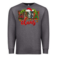Charcoal Heather Christmas mama Claus Premium Sweatshirt - FaDigitalArtStudio