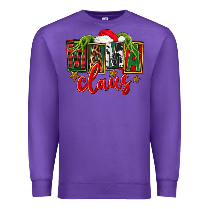 Christmas Mama Claus Premium Sweatshirt by FaDigitalArtStudio | Teevron