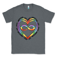 Charcoal Heather autism heart Classic Tee - Artiststas