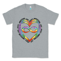 Heather Grey autism heart Classic Tee - Artiststas