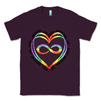 Plum autism heart Classic Tee - Artiststas