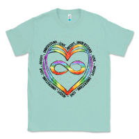 Seafoam autism heart Classic Tee - Artiststas
