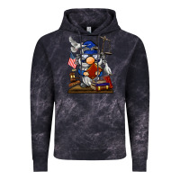 Cloud Black judge  gnome Vintage Hoodie - BarkalooDesign