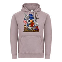 Vintage Zinc judge  gnome Vintage Hoodie - BarkalooDesign