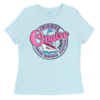 Baby Blue friends 2024 cruise Ladies Tee - MaliasSmallBusiness