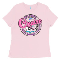 Bubblegum Pink friends 2024 cruise Ladies Tee - MaliasSmallBusiness