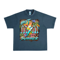 Midnight Navy hot mom summer Urban Heavy Tee - BarkalooDesign