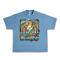 Pebble Blue hot mom summer Urban Heavy Tee - BarkalooDesign
