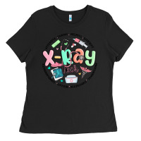 Black x ray tech Ladies Tee - MaliasSmallBusiness