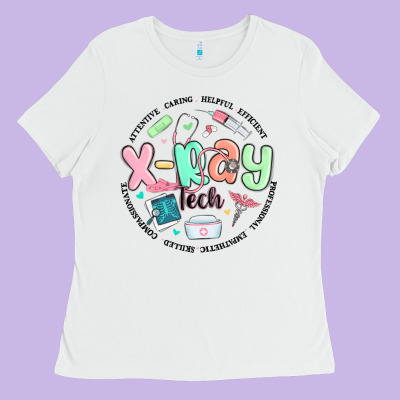 X Ray Tech Ladies Tee Designed By Maliassmallbusiness