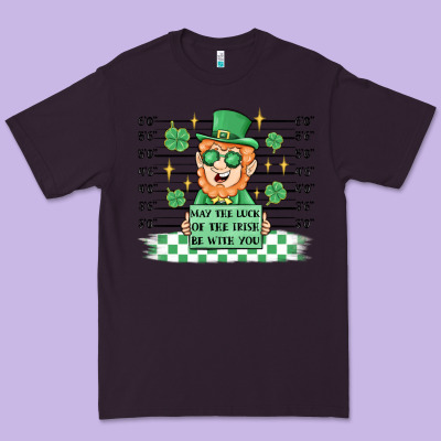 May The Luck Of The Irish Be With You Premium Tee Designed By Maliassmallbusiness