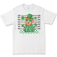 White may the luck of the irish be with you Premium Tee - MaliasSmallBusiness