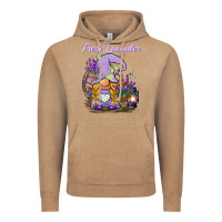 Vintage Coffee fresh lavender gnome Vintage Hoodie - BarkalooDesign