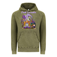 Vintage Olive fresh lavender gnome Vintage Hoodie - BarkalooDesign