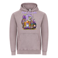 Vintage Zinc fresh lavender gnome Vintage Hoodie - BarkalooDesign