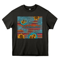 Asphalt sunflower gemstone serape tumbler Heavy Core Tee - AdoDesignShop