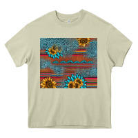 Mossy sunflower gemstone serape tumbler Heavy Core Tee - AdoDesignShop