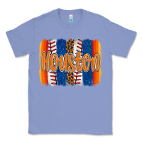 Colony Blue houston baseball team spirit brushstrokes Classic Tee - Artiststas