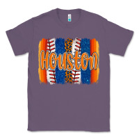 Lavender houston baseball team spirit brushstrokes Classic Tee - Artiststas