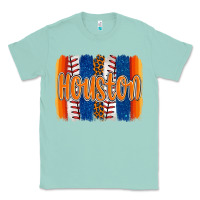 Seafoam houston baseball team spirit brushstrokes Classic Tee - Artiststas