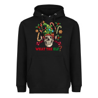 Black what the elf skull Heavyweight Hoodie - FaDigitalArtStudio