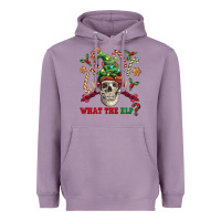 Lavender what the elf skull Heavyweight Hoodie - FaDigitalArtStudio