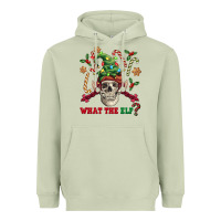 Matcha what the elf skull Heavyweight Hoodie - FaDigitalArtStudio