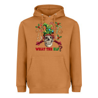 Meerkat what the elf skull Heavyweight Hoodie - FaDigitalArtStudio