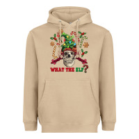Mushroom what the elf skull Heavyweight Hoodie - FaDigitalArtStudio