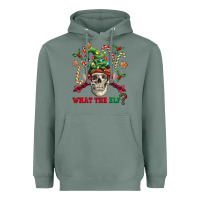 Sage what the elf skull Heavyweight Hoodie - FaDigitalArtStudio