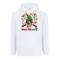White what the elf skull Heavyweight Hoodie - FaDigitalArtStudio