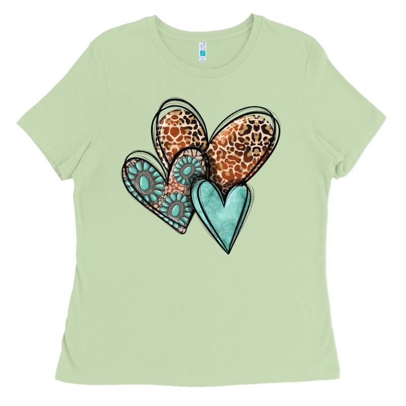 Western Love Hearts Ladies Tee by MaliasSmallBusiness | Teevron