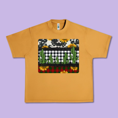 Cowhide Cacti Sunflowers Christmas Mousepad Urban Heavy Tee Designed By Jasminsmagicworld