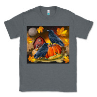 Charcoal Heather Fall Crow Classic Tee - LillyAllenDesigns