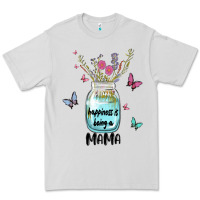 Dove Grey mama preview costom name Premium Tee - MaliasSmallBusiness