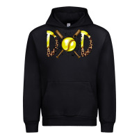 Black dad softball Urban Hoodie - RacoonDesign