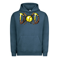Pigment Midnight Navy dad softball Urban Hoodie - RacoonDesign