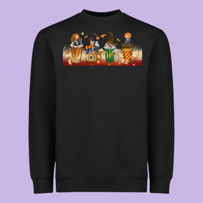 Wizards Coffee Cups Heavyweight Sweatshirt Designed By Tumblerdesignbyshophia