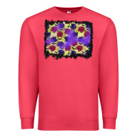 Cardinal halloween bat and roses background Premium Sweatshirt - BundleAndBundleShop