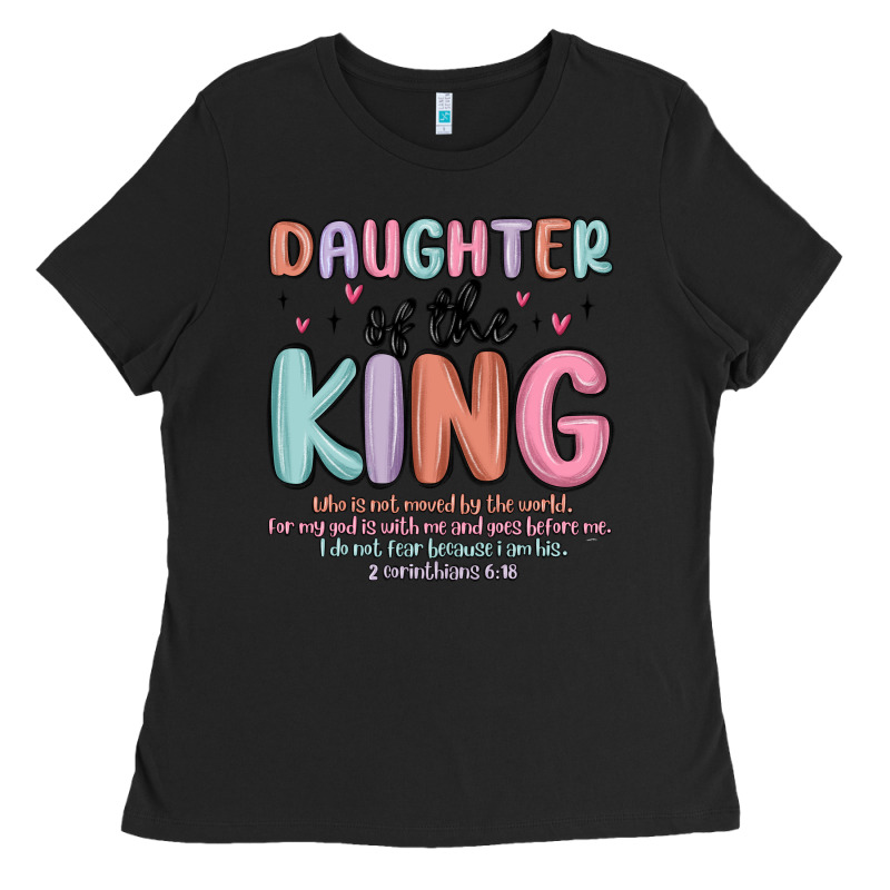 Daughter Of The King Ladies Tee by MaliasSmallBusiness | Teevron