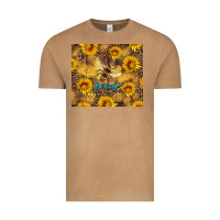 Vintage Camel be kind bee and sunflowers Vintage Tee - Artiststas