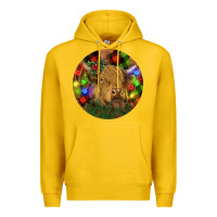 Lemon Brown Cow Christmas Premium Hoodie - RanaPortraitStore