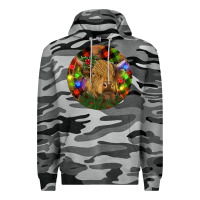 Slate Camo Brown Cow Christmas Premium Hoodie - RanaPortraitStore