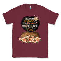 Burgundy i love the woman l've become black girl Classic Tee - Artiststas