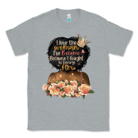 Heather Grey i love the woman l've become black girl Classic Tee - Artiststas