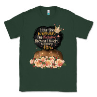 Sports Green i love the woman l've become black girl Classic Tee - Artiststas